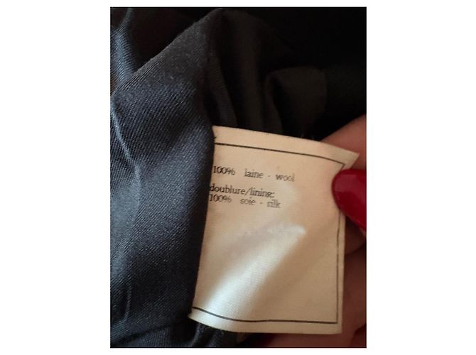 Chanel Abendkleid Schwarz Wolle - Ansicht 10