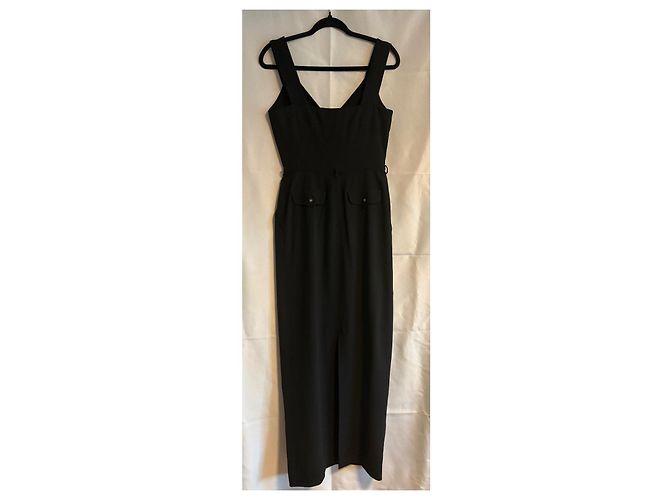 Chanel Abendkleid Schwarz Wolle - Ansicht 2