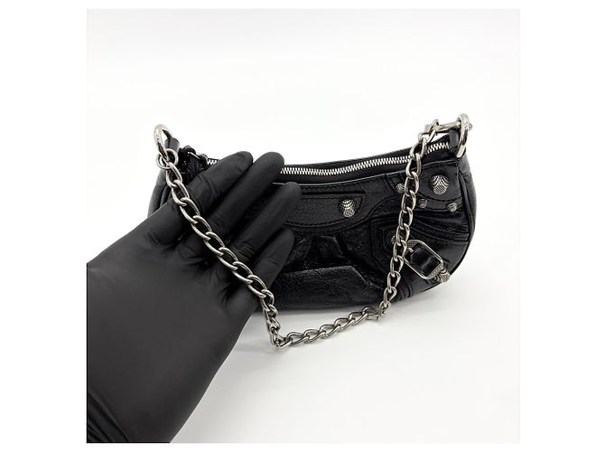 Balenciaga Le Cagole Giant Studs Chain Leather XS - vista 7