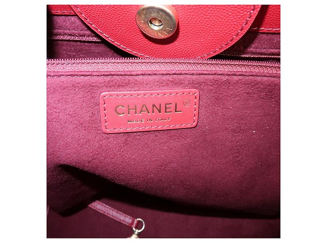 Chanel Deauville Studded Caviar Medium - vista 4