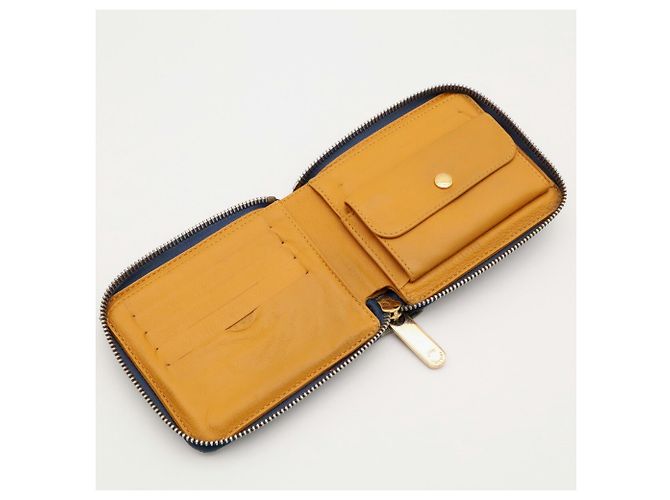 Billetera compacta Louis Vuitton Monogram Denim Mini Zippy Round - vista 6
