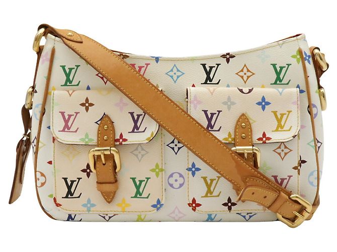 Borsa a tracolla Louis Vuitton Monogram Multicolor Lodge GM - vista 2