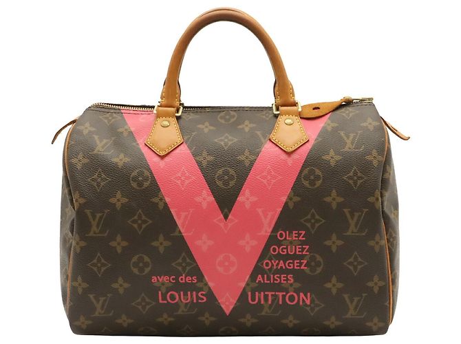 Borsa Louis Vuitton Monogram V Speedy 30 - vista 2
