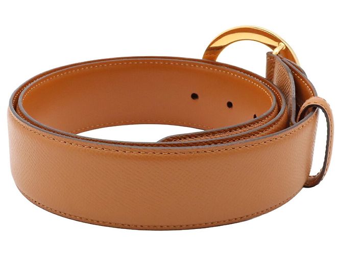 Bulgari Bvlgari Ledergürtel in Camel - Ansicht 3