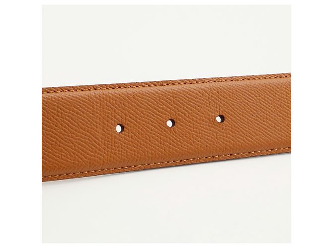 Bulgari Bvlgari Ledergürtel in Camel - Ansicht 6