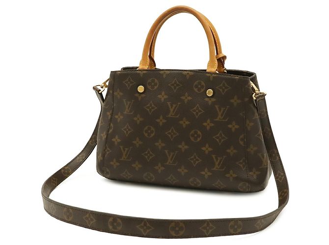 Borsa Louis Vuitton Monogram Montaigne BB - vista 3