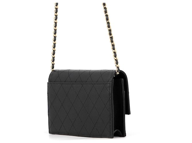 Portafoglio a catena/spalla Chanel Black - vista 2