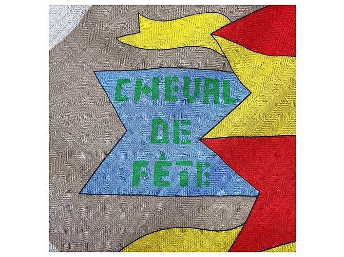 Hermès Hermes Stole Carre 140 Géant Cheval de Fete 2021 - vista 3