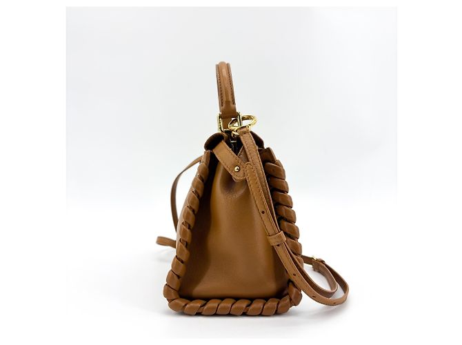 Fendi Peekaboo Whipstitch Leather Regular - vista 4