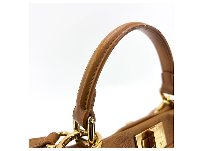Fendi Peekaboo Whipstitch Leather Regular - vista 7