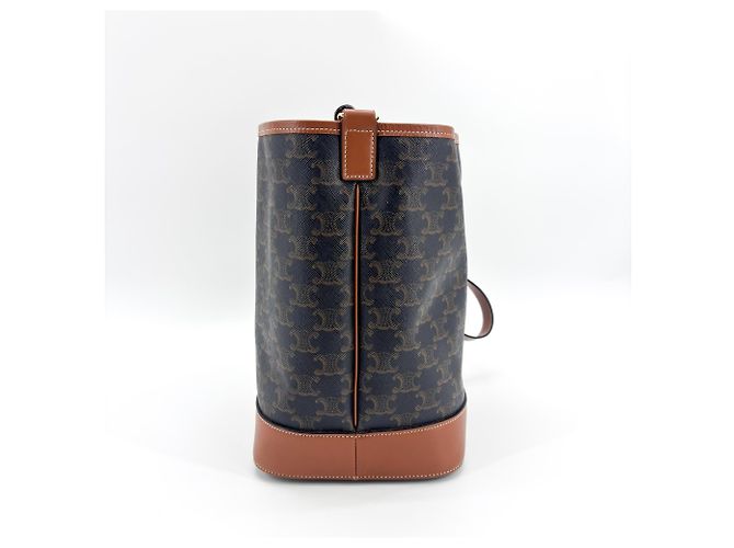 Céline Celine Bucket Triomphe Coated Canvas Small - Ansicht 4