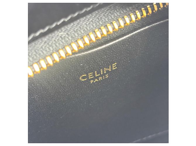 Céline Celine Triomphe Tilly in pelle di vitello liscia Medium - vista 6