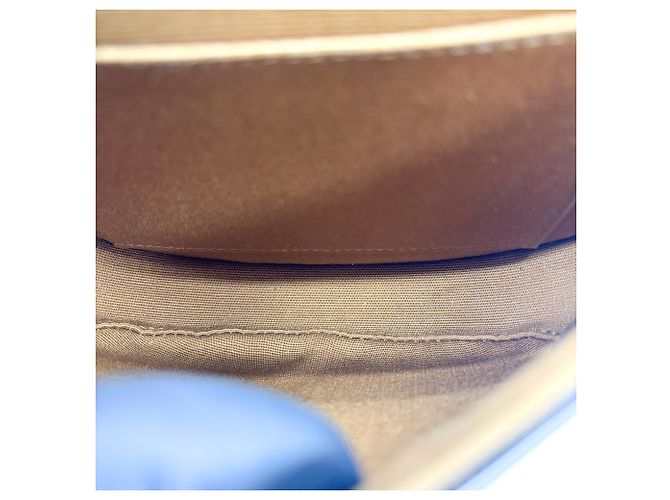 Céline Celine Besace Flap Triomphe Coated Canvas Mini - vista 5