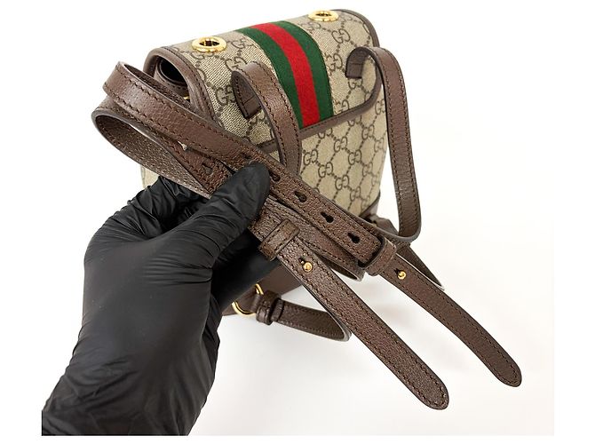 Gucci Ophidia GG Coated Canvas and Leather Small - vista 7