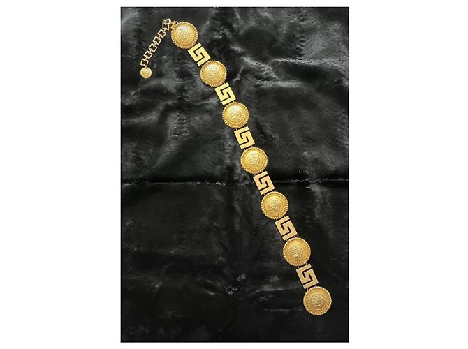 Versace Gürtel Medusa Medaillon Gold Metall - Ansicht 2