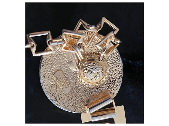 Versace Gürtel Medusa Medaillon Gold Metall - Ansicht 3