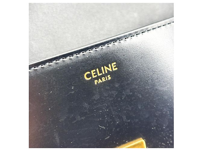 Céline Celine Triomphe East-West in pelle di vitello liscia - vista 6