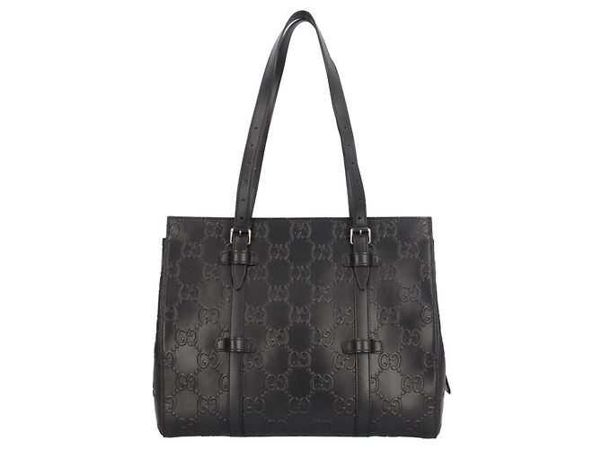 Borsa Tote Gucci Medium GG Embossed - vista 3