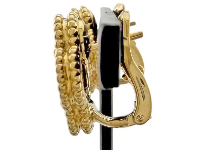 Orecchini Van Cleef & Arpels Vintage Alhambra - vista 4