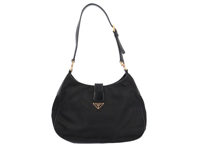 Borsa Prada in nylon nera - vista 3