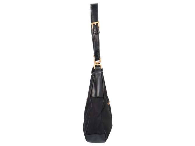 Borsa Prada in nylon nera - vista 4