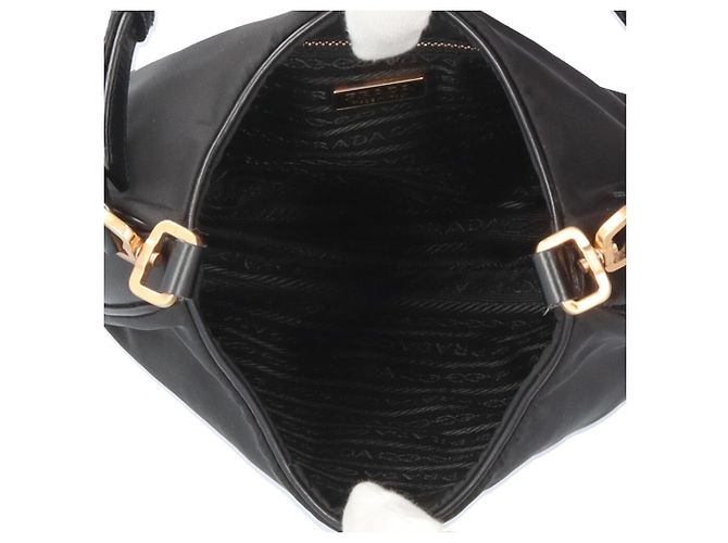 Borsa Prada in nylon nera - vista 6
