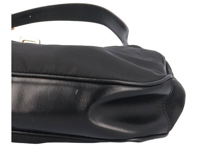 Borsa Prada in nylon nera - vista 7