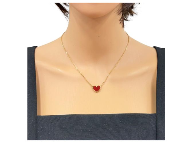 Collana Lucky Alhambra Cuore Van Cleef & Arpels - vista 2