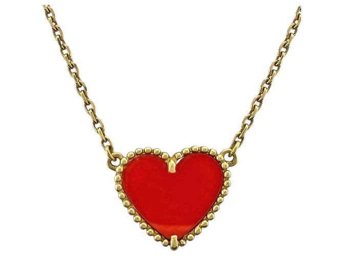 Collana Lucky Alhambra Cuore Van Cleef & Arpels - vista 3