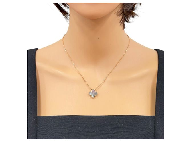 Collana Van Cleef & Arpels Vintage Alhambra - vista 2