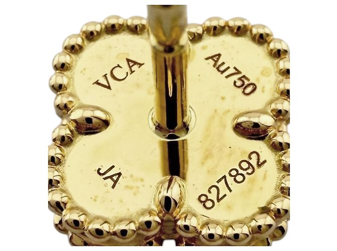 Orecchini Van Cleef & Arpels Sweet Alhambra in oro giallo 18K - vista 6