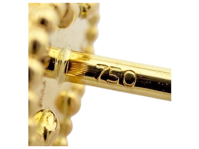 Orecchini Van Cleef & Arpels Sweet Alhambra in oro giallo 18K - vista 7
