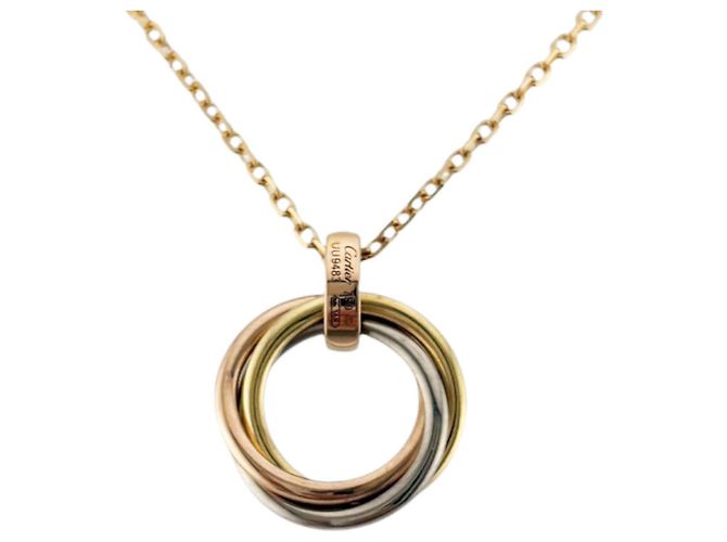Collana Cartier Trinity in oro 18K - vista 3