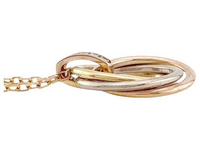 Collana Cartier Trinity in oro 18K - vista 4