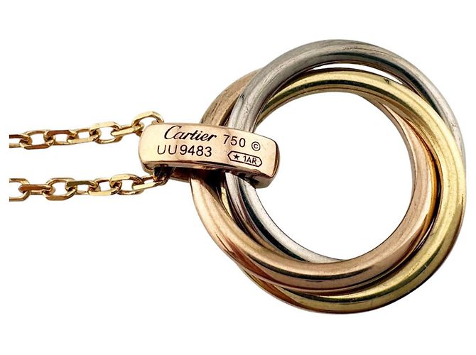 Collana Cartier Trinity in oro 18K - vista 5