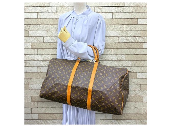 Borsa a mano Louis Vuitton Keepall 55 Monogram - vista 2