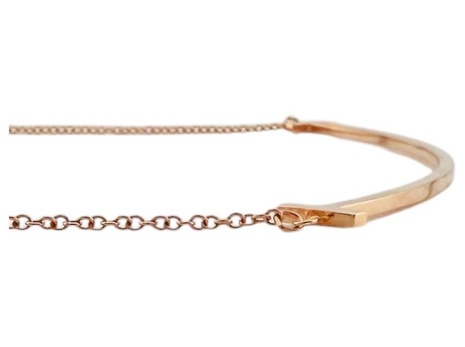 Autre Marque Collana Tiffany & Co. T Smile in oro rosa - vista 4