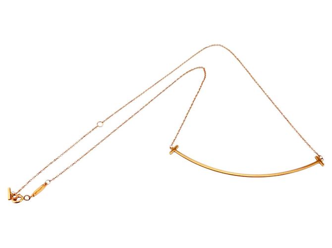 Autre Marque Collana Tiffany & Co. T Smile in oro rosa - vista 8