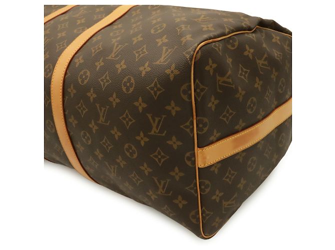 Louis Vuitton Monogram Keepall Bandoulière 55 Boston Bag - vista 4