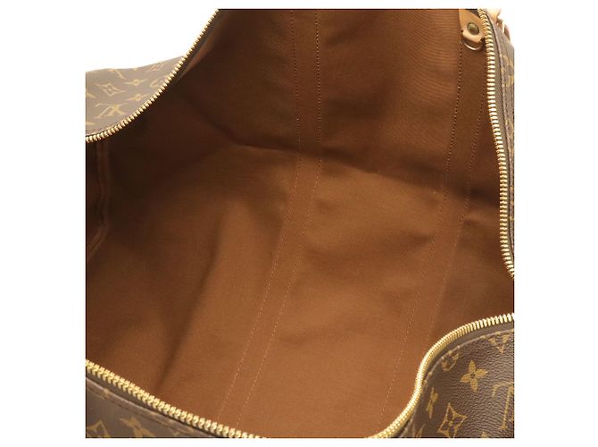 Louis Vuitton Monogram Keepall Bandoulière 55 Boston Bag - vista 9