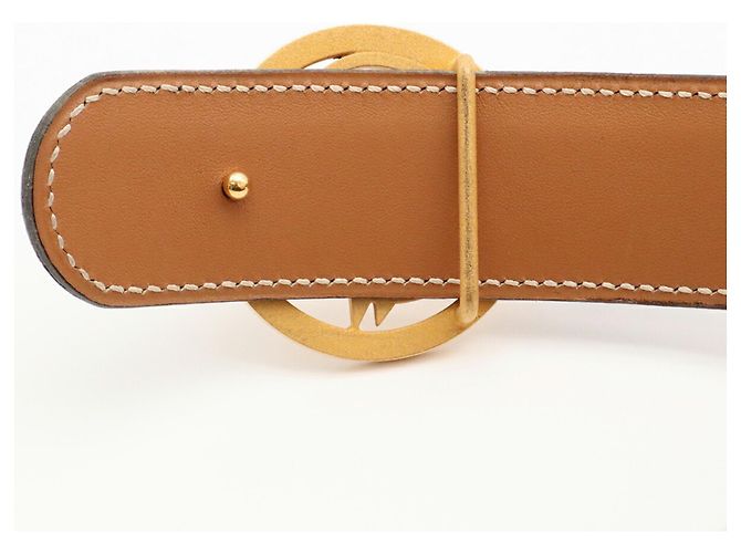 Hermès Hermes Wendelgürtel aus Leder - Ansicht 5