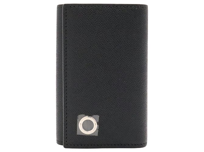 Bulgari Monedero Bvlgari de piel negra - vista 2