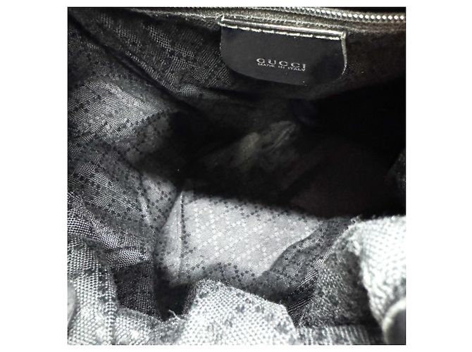 Gucci Vintage Bamboo Drawstring Suede and Leather - vista 5
