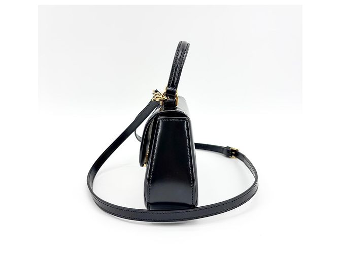 Céline Celine Lola Triomphe Top Handle Leather Teen - vista 3