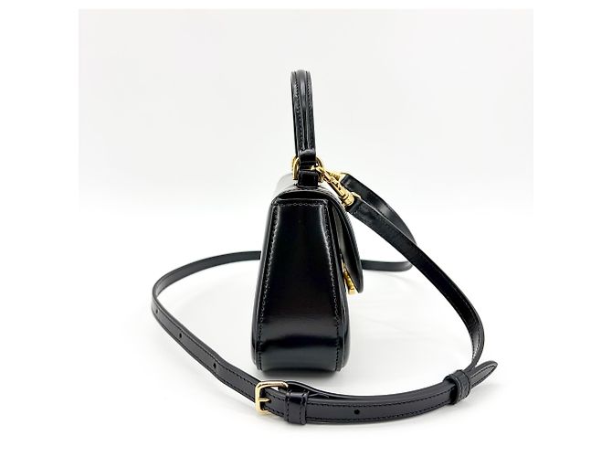 Céline Celine Lola Triomphe Top Handle Leather Teen - vista 4