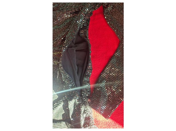 Maje schwarzes Paillettenkleid - Ansicht 10