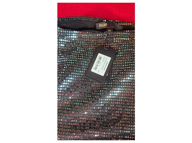 Maje schwarzes Paillettenkleid - Ansicht 2