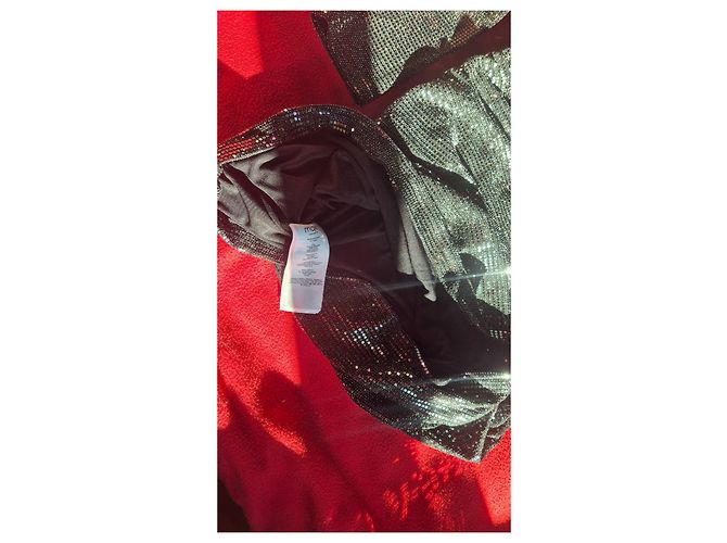 Maje schwarzes Paillettenkleid - Ansicht 5