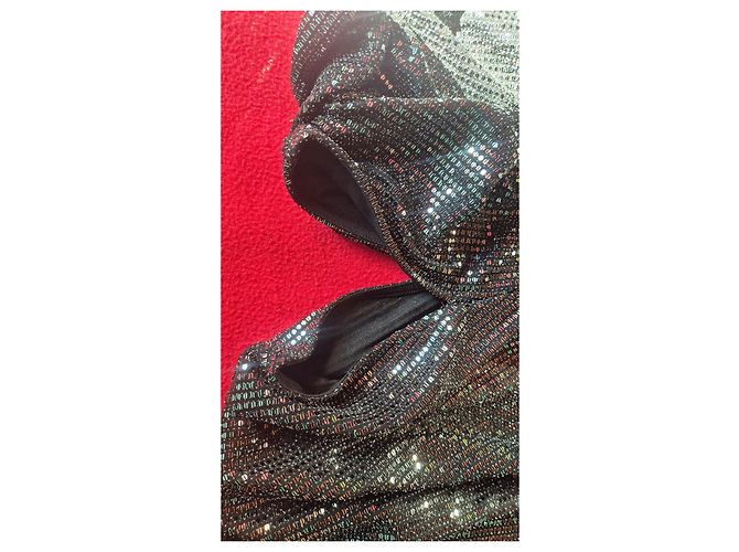 Maje schwarzes Paillettenkleid - Ansicht 9