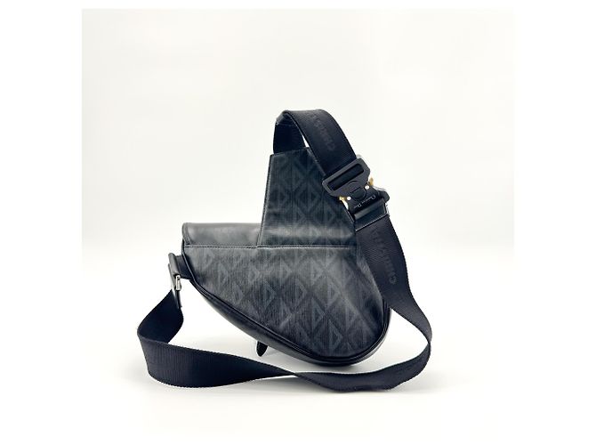 Christian Dior Saddle CD Diamond Coated Canvas and Leather - vista 2